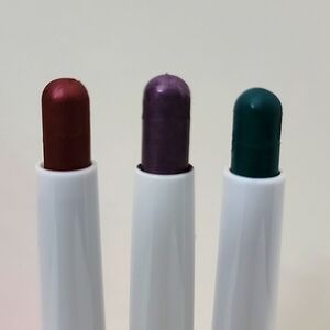Mally Shadow Stick Extra 0.06 oz unbox  (3 pack: Fierce, Royal Plum, Peacock)